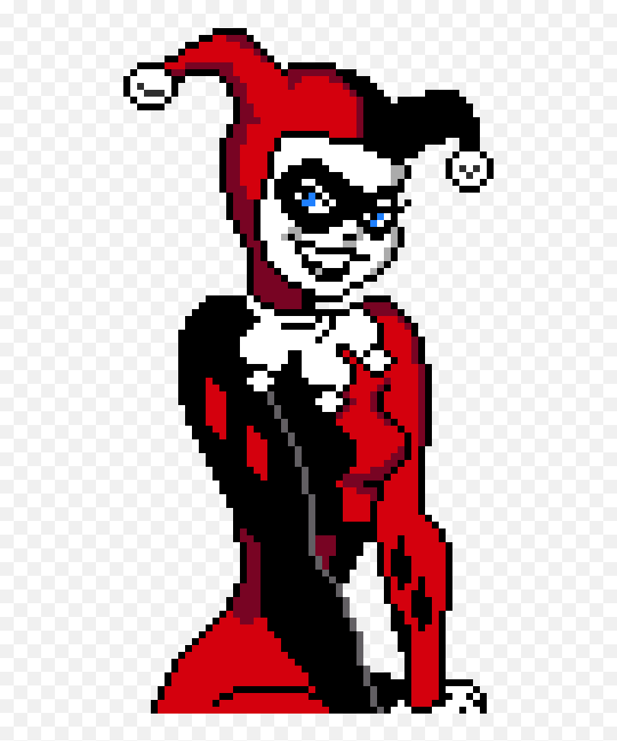 Harley Quinn Pixel Art Maker - Harley Quinn Pixel Art Emoji,Harley Quinn Png