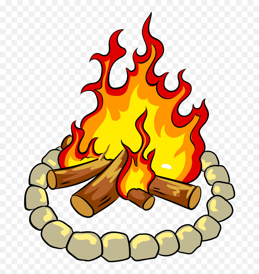 Campfire Clipart - Clipartworld Vertical Emoji,Bonfire Clipart