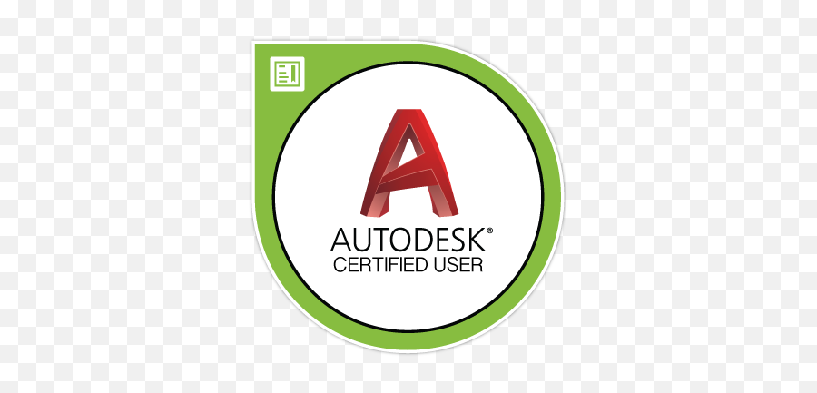 Autodesk - Autocad Certified User Emoji,Autocad Logo