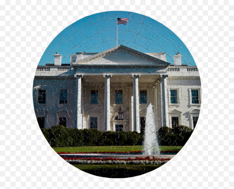 White House Png Transparent - White House Round Emoji,White House Png