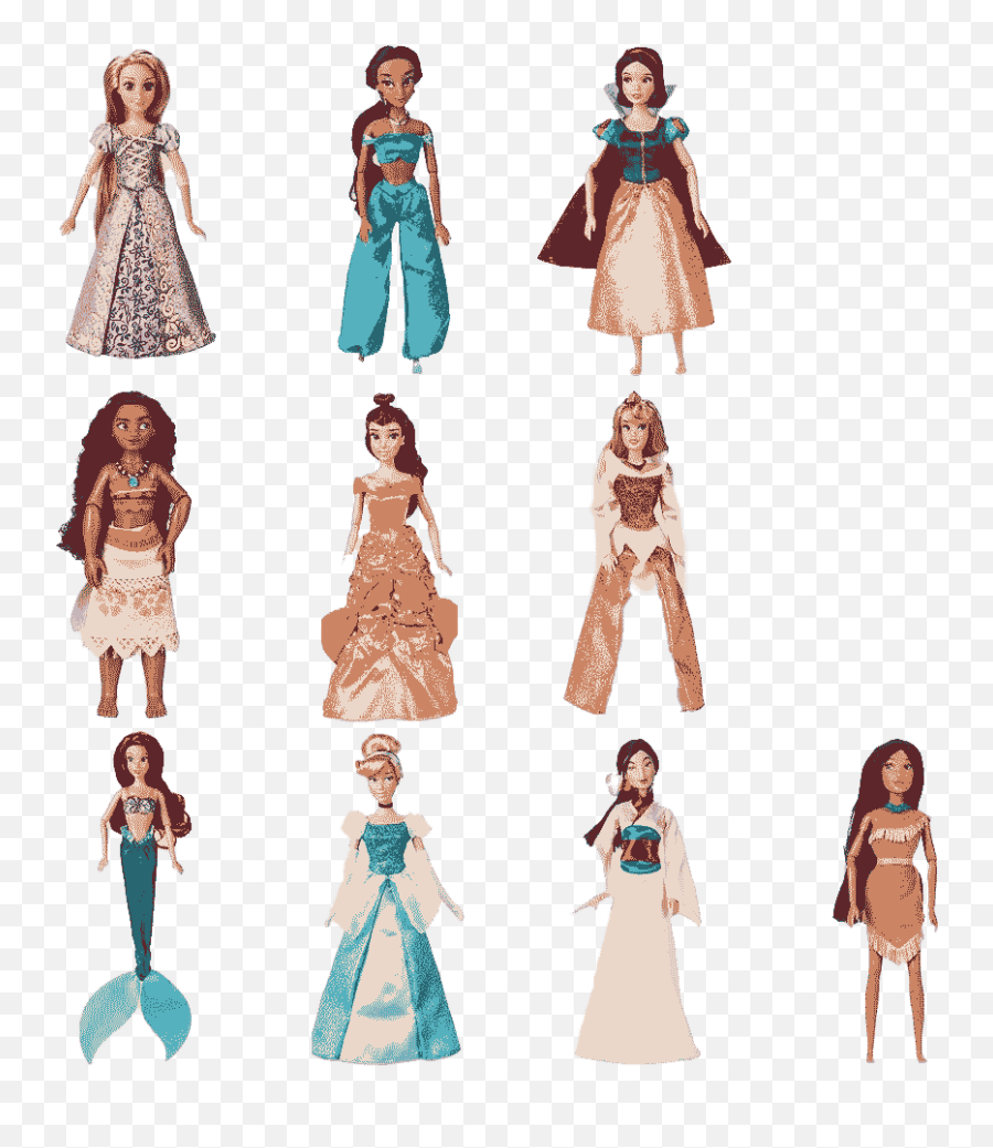 Free All Disney Princess Png Image - Disney Princess Classic Dresses Emoji,Disney Princess Png