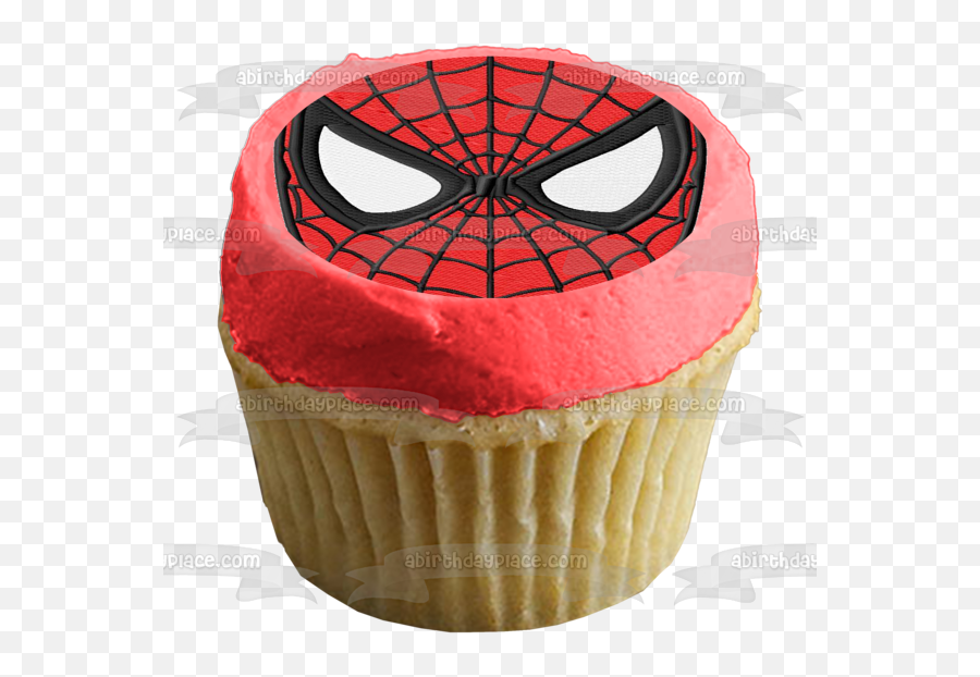 Marvel Spider - Man Face Mask Edible Cake Topper Image Abpid06524 Milli Geo Team Umizoomi Bot Emoji,Spiderman Face Png