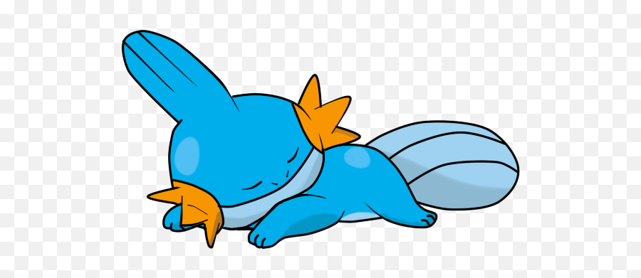 Mudkip Weasyl - Mudkip Sleeping Emoji,Mudkip Png