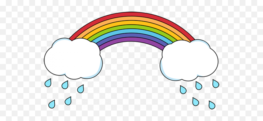 Rainbow Clip Art - Rainbow Transparent Cliparts Clouds Emoji,Rainbow Clipart