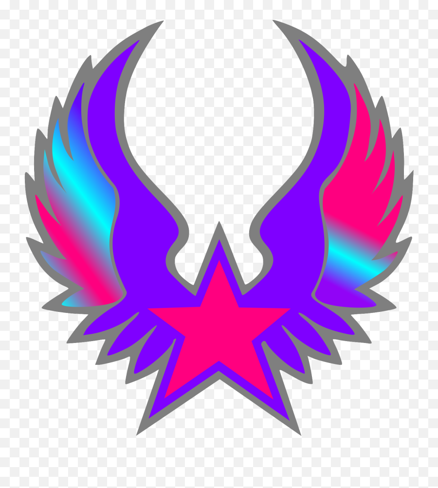 Rock Star Svg Vector Rock Star Clip - Red Star With Wings Emoji,Rock Stars Clipart