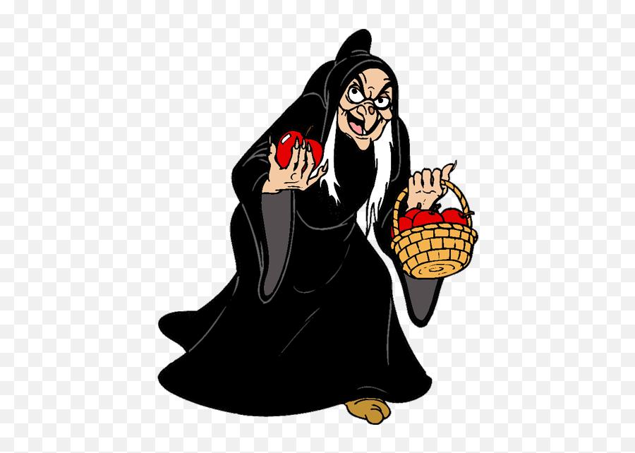 Evil Queen Witch And Huntsman Clip Art - Evil Witch Clipart Emoji,Witch Clipart