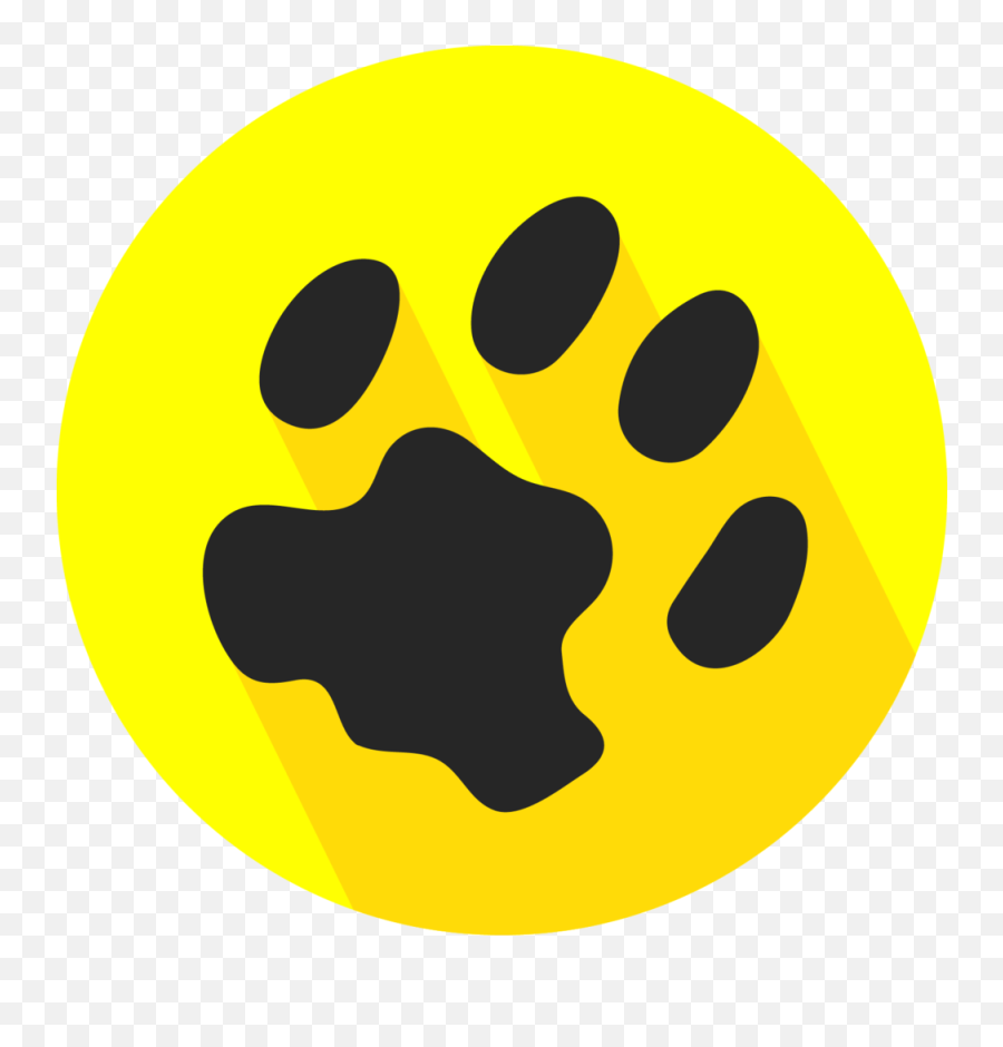 Ocelot Media Vector Logo Design Yellow Black - Dog Clipart Dot Emoji,Vector Logo