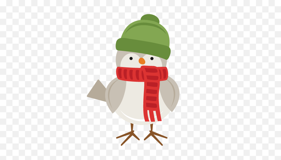 Winter Bird Svg Scrapbook Cut File Cute Clipart Files For Emoji,Winter Scenes Clipart