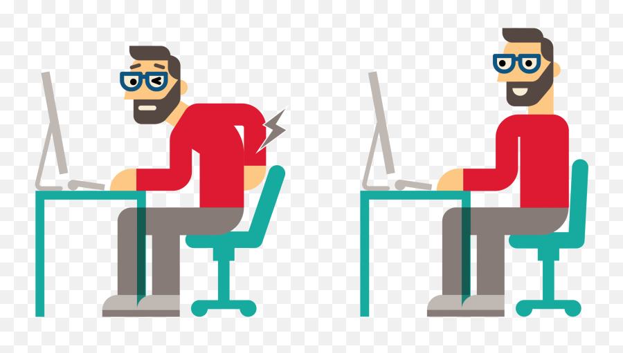 When You Neglect Your Posture You Are Putting Yourself Emoji,Poor Clipart