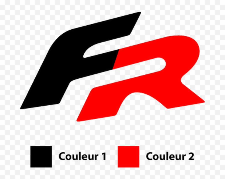 Seat Fr Sport Logo In 2 Colors Sticker - Seat Fr Emoji,Sport Logo