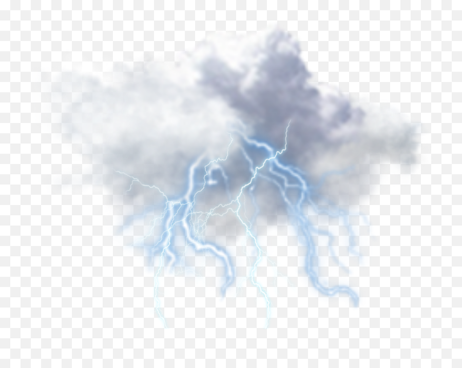 Download Report Abuse - Cloud With Thunder Png Emoji,Thunder Png