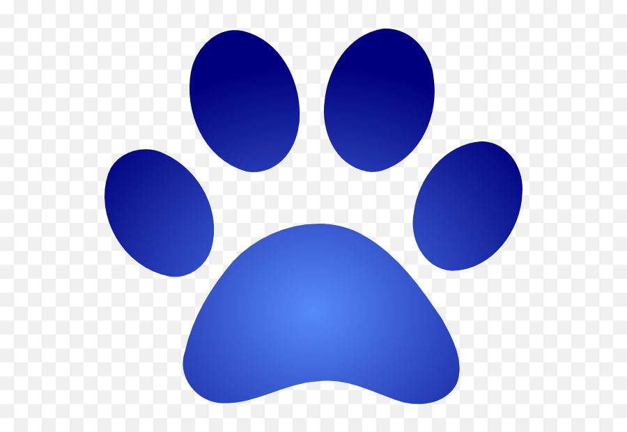 Blue Wildcat Paw - Clipart Best Blue Paw Print Clipart Emoji,Wildcat Clipart