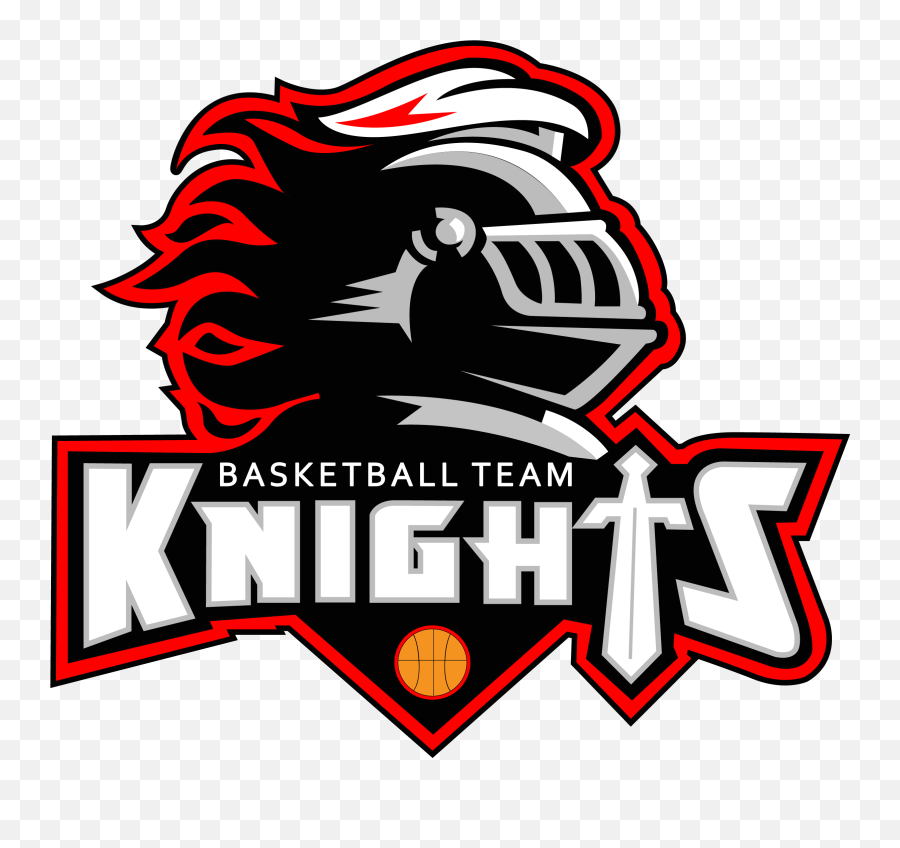 Logo Design Knights Basketball Logo Knights Logo Basketball - Kennedy High School Paterson Logo Emoji,Basketball Logo