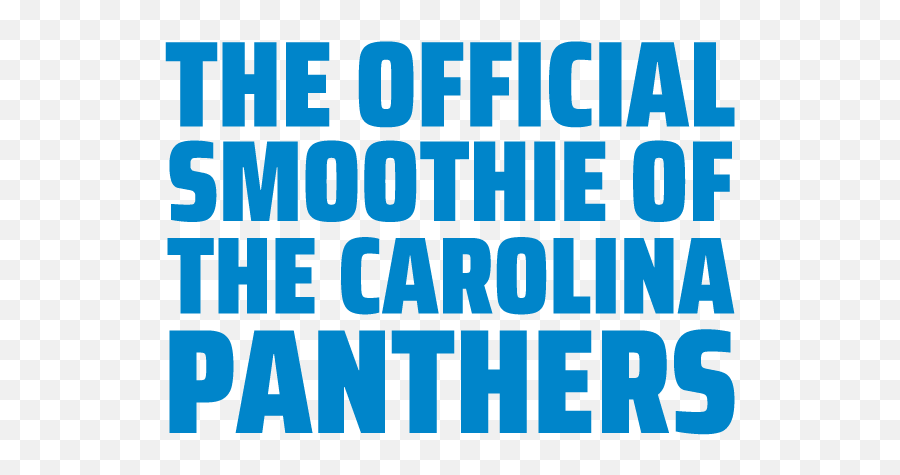 Panthers Colada Tropical Smoothie Cafe - Language Emoji,Carolina Panther Logo