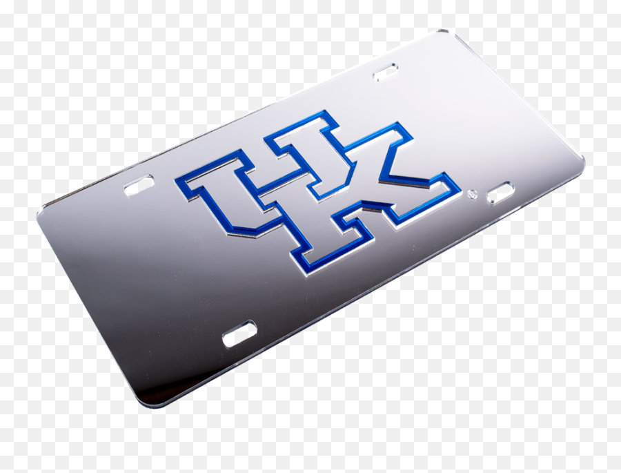 University Of Kentucky Alumni Wildcats Silver Metal License - Language Emoji,U K Wildcats Logo