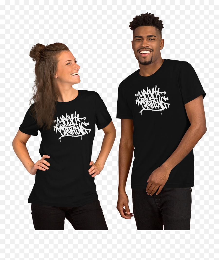 Sleevy Handstyle Logo Streetwear Short - Married Funny Husband And Wife Shirts Emoji,Streetwear Logo