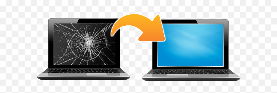 Download Cracked Or Broken Laptop Lcd Screen We Can Help - Broken Laptop Screen Clear Background Emoji,Cracked Screen Transparent