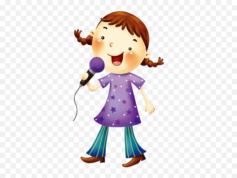 Cartoon Music Singing Clip Art - Sing Cartoon Png Emoji,Singing Clipart