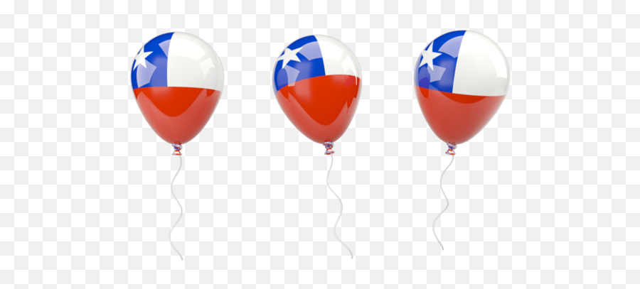 Illustration Of Flag Of Chile - Chile Balloon Png Emoji,Chile Flag Png