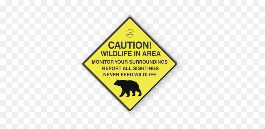 Caution Wildlife In Area Sign Devco Consulting Emoji,Shulk Png