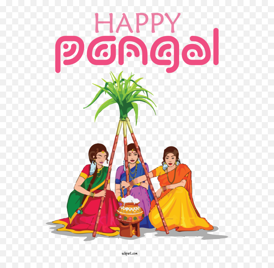 Holidays Pongal South India Festival For Pongal - Pongal Emoji,Southern Clipart