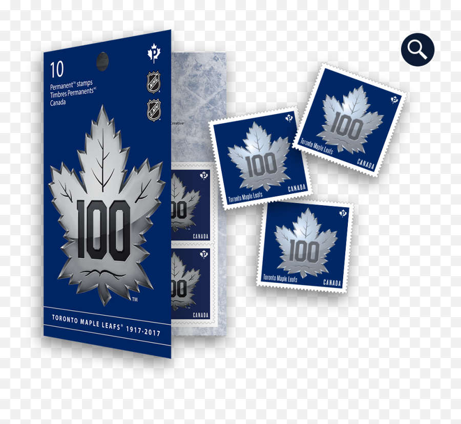 100 Years Of Toronto Maple Leafs Hockey Canada Post Emoji,Toronto Maple Leafs Logo Png