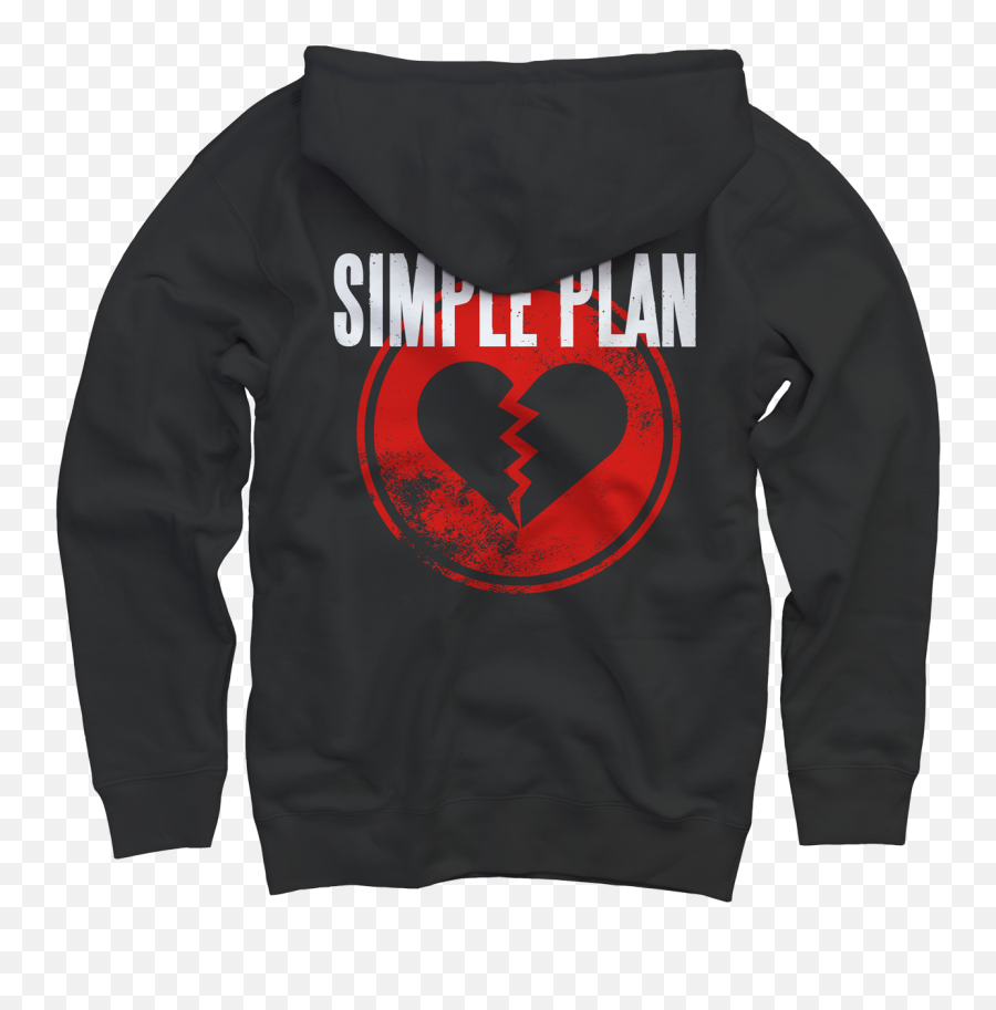 Simple Plan - Broken Heart Icon Zipup Emoji,Heart Icon Transparent