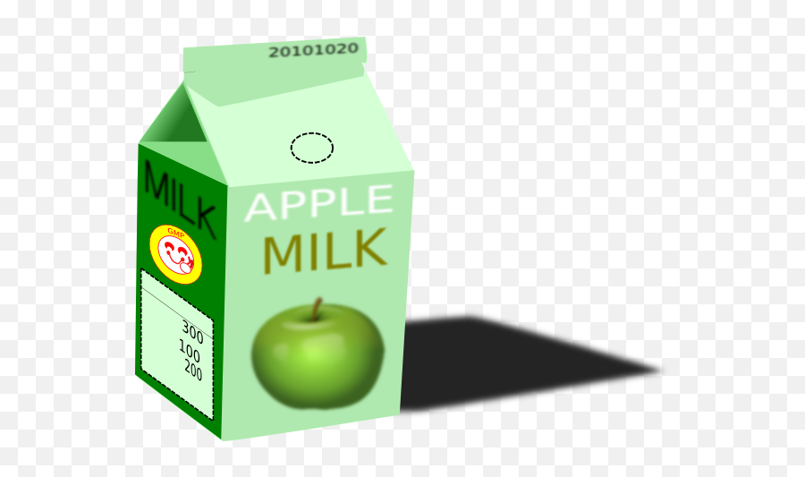 Apple Milk Clip Art At Clkercom - Vector Clip Art Online Emoji,Cookies And Milk Clipart
