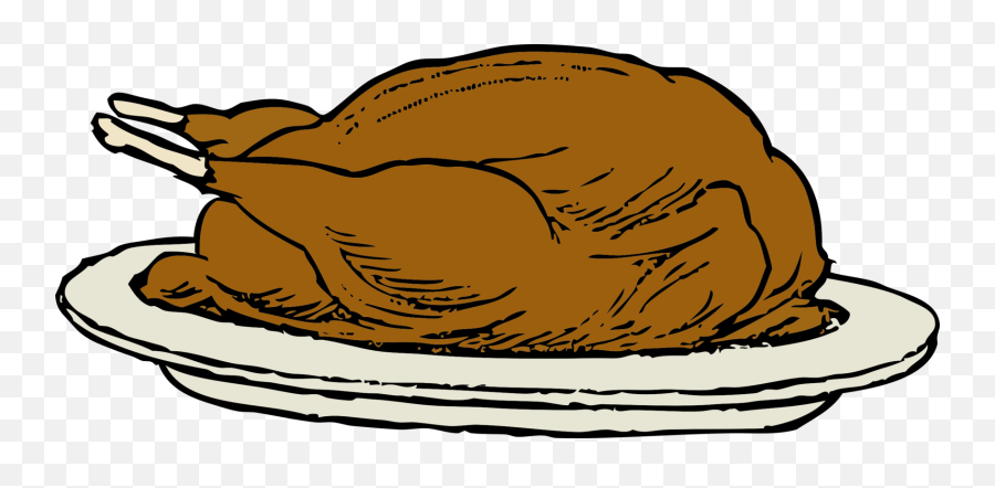 Chicken Leg Cooked Chicken Clipart - Wikiclipart Turkey On A Platter Clip Art Emoji,Chicken Clipart