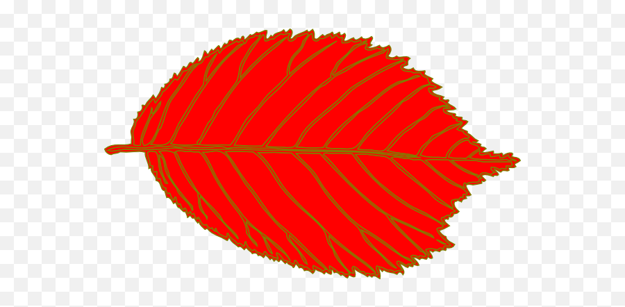 Red Leaf Clipart - Brown Leaf Clip Art 600x361 Png Emoji,Hazelnut Clipart
