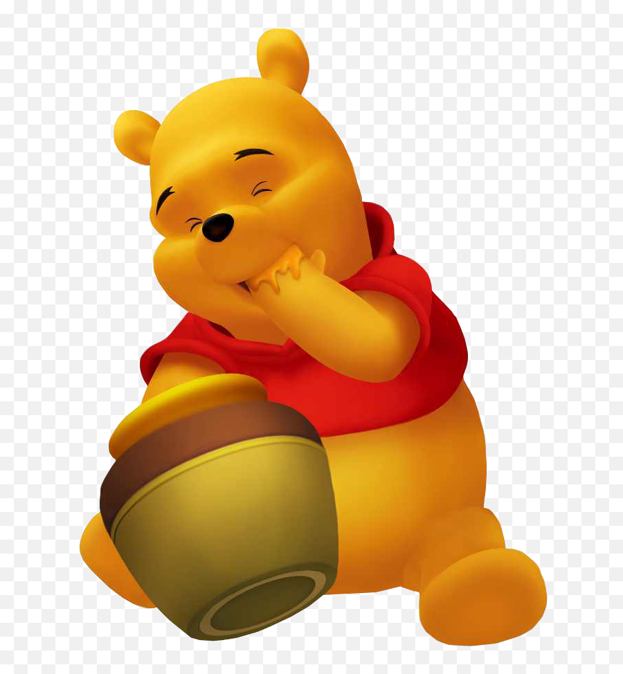 Winnie The Pooh With Honey As A Picture For Clipart - Kingdom Hearts Winnie The Pooh Png Emoji,Honey Clipart