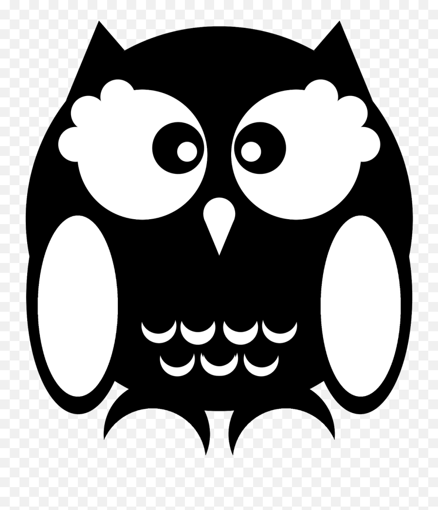 Owl Clipart Free Download Transparent Png Creazilla - Dot Emoji,Owl Clipart Black And White