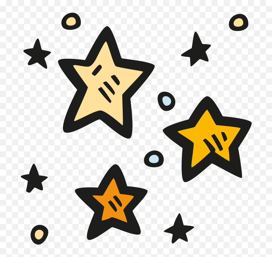 Stars Icon - Hand Drawn Star Png Emoji,Star Png