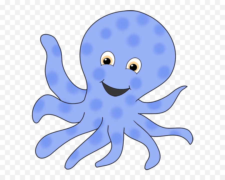 Friendly Clipart Octopus Friendly - Transparent Background Octopus Clipart Emoji,Octopus Clipart