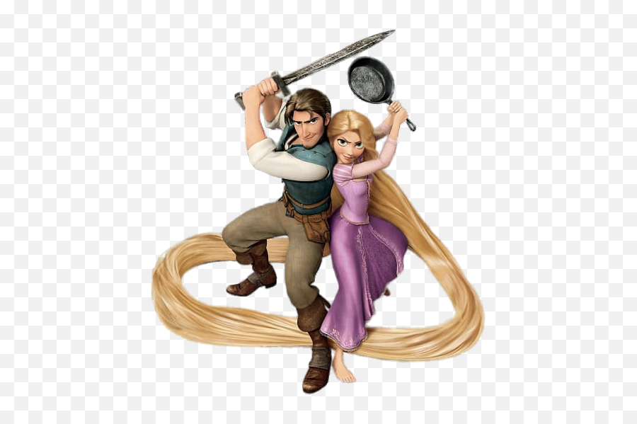 Check Out This Transparent Tangled Rapunzel And Flynn - Tangled Rapunzel And Flynn Png Emoji,Tangled Png