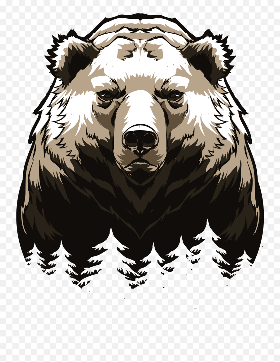 American Black Bear Grizzly Bear Vector - Bear Vector Emoji,Grizzly Bear Png