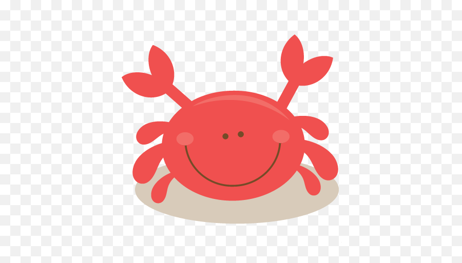 Download Hd Ocean Clipart Crab - Cute Crab Png Transparent Cute Crab Png Emoji,Ocean Clipart