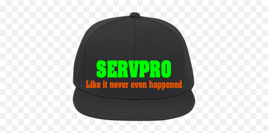 Servpro Like It Never Even Happened Wool Blend Snapback Flat - Servpro Like It Never Even Happened Gif Emoji,Servpro Logo