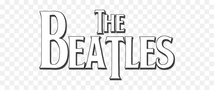 The Beatles - Beatles Logo White Png Emoji,The Beatles Logo