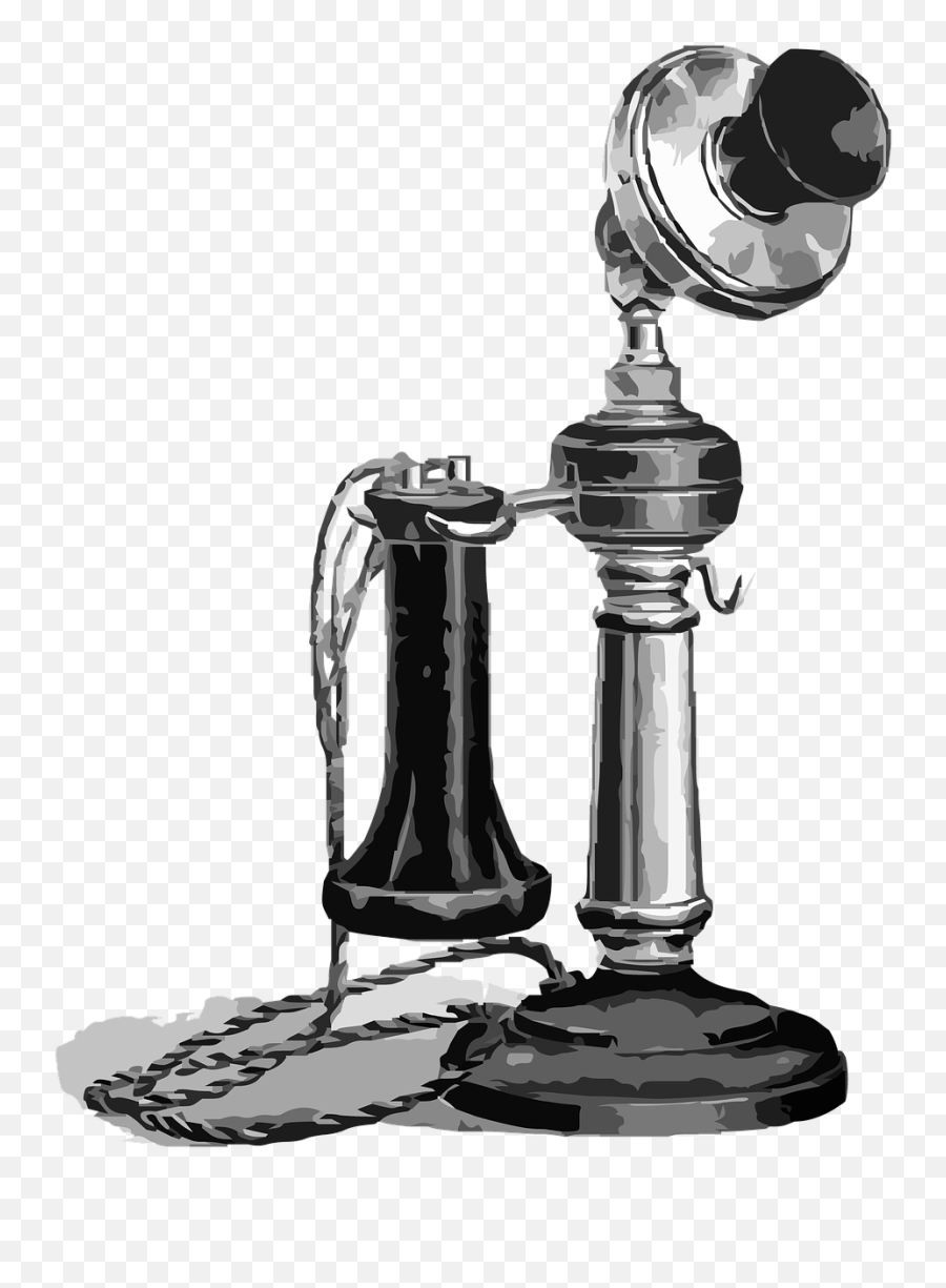 Phone Telephone Vintage - Free Image On Pixabay Antique Telephone Transparent Background Emoji,Phone Transparent Background