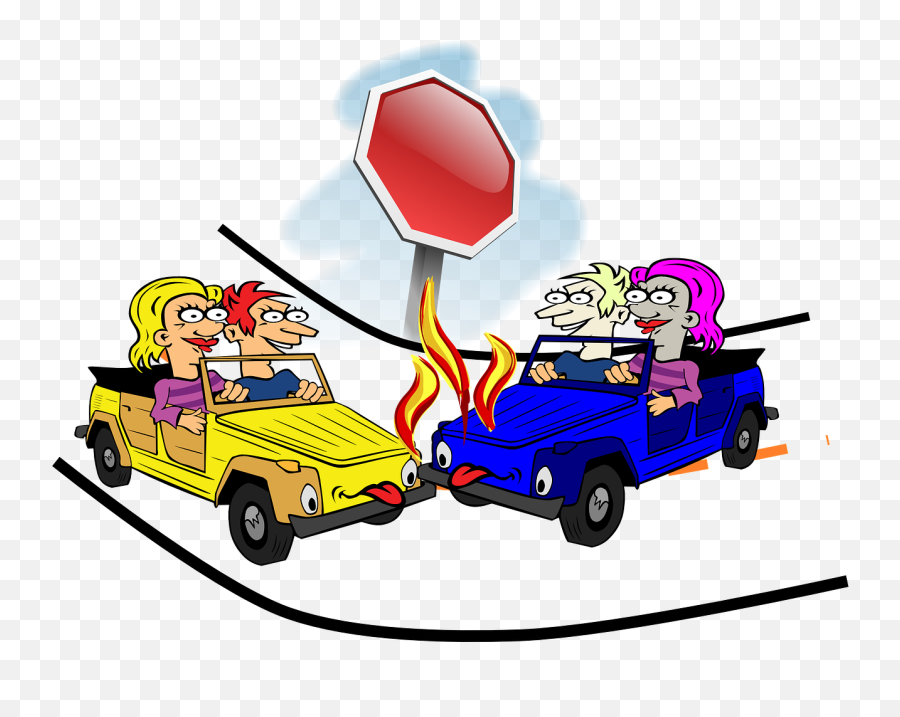 Download Free Photo Of Crashcar Accidentstop Signcar - Car Wreck Clip Art Emoji,Stop Sign Clipart