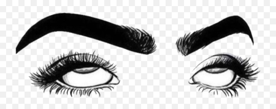 Whatever Edit Eyebrows Eyes Rollingeyes - Rolling Eyes Drawing Png Emoji,Header Clipart