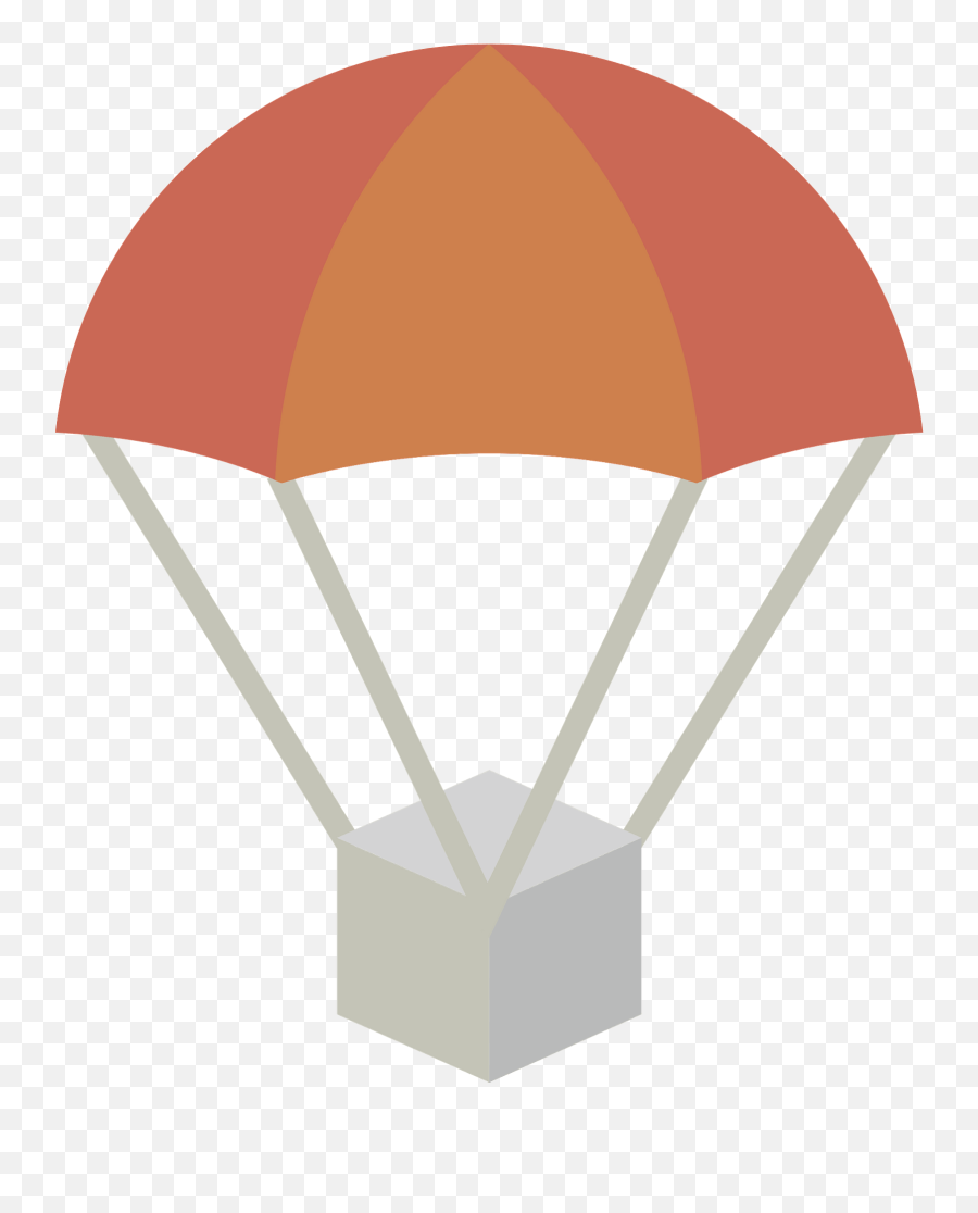 Parachute Is Dropping Relief Supplies Clipart Free Download - Parachute Supplies Png Emoji,Supplies Clipart