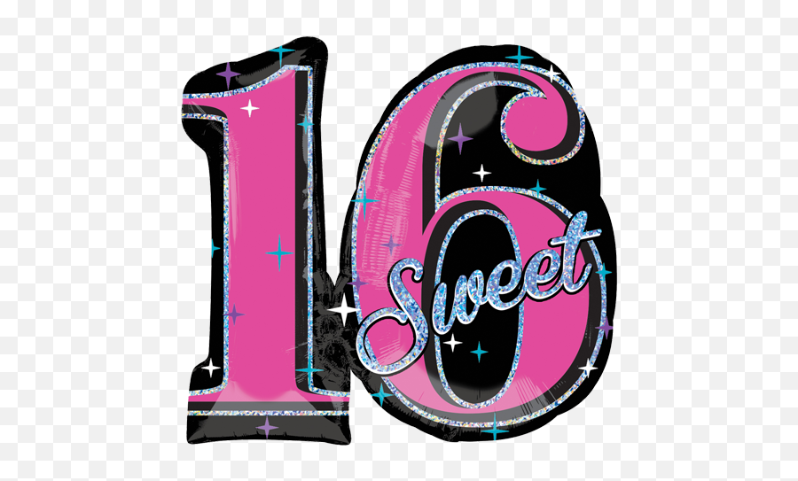 Download Sweet 16 Birthday Png Image Emoji,Sweet 16 Png