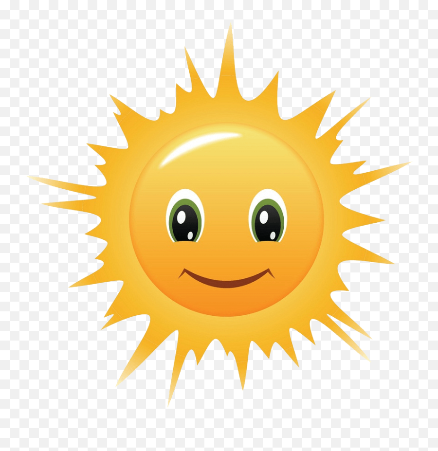 Smiling Sun Transparent - Smily Sun Emoji,Sun Transparent