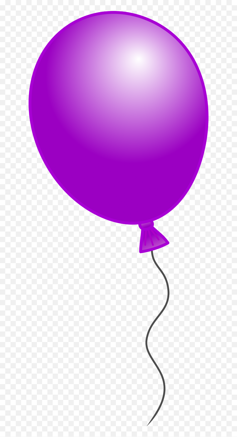 Birthday Balloon Clipart - Single Cartoon Balloon Png Emoji,Birthday Balloons Clipart