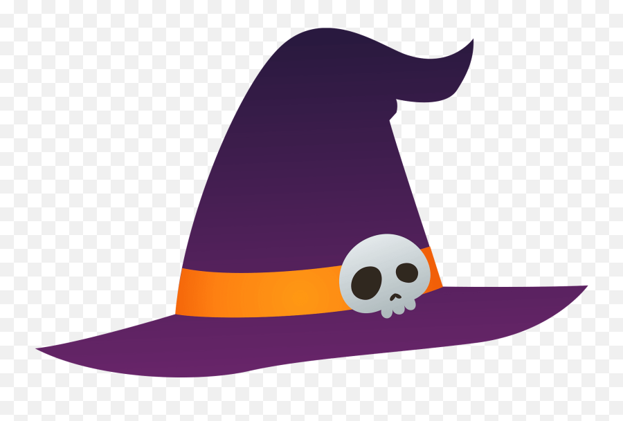 Witch Hat Clipart - Sombrero De Bruja Clipart Emoji,Witch Hat Clipart