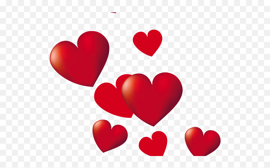 Clipart Transparent Heart Png - Transparent Hearts Clipart Png Emoji,Heart Png
