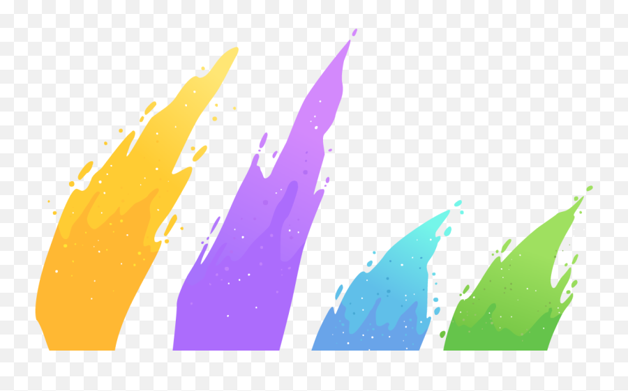 Flat Paint Splatter Art Design The Png Stock Emoji,Paint Splash Transparent
