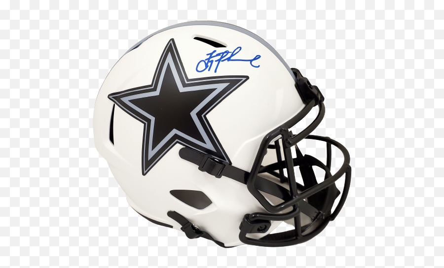 Troy Aikman Autographed Dallas Cowboys Lunar Eclipse Full Size Speed Helmet Qr 193768 Bas Coa Emoji,Cowboys Helmet Png